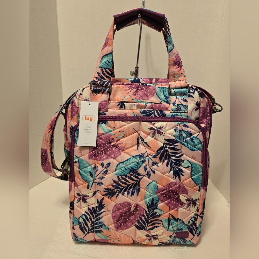 Lug Women's Azalea Print Quilted Ranger XL Overnight Travel Bag